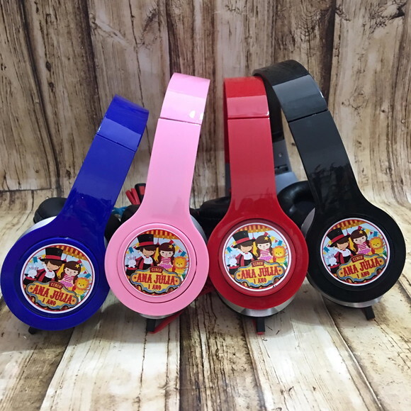 Kit 20 Unidades Lembrancinha Circo - Fone Personalizado