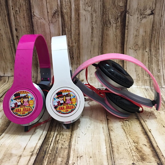 Kit 20 Unidades Lembrancinha Circo - Fone Personalizado