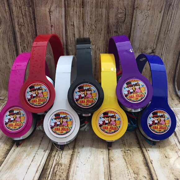 Kit 20 Unidades Lembrancinha Circo - Fone Personalizado