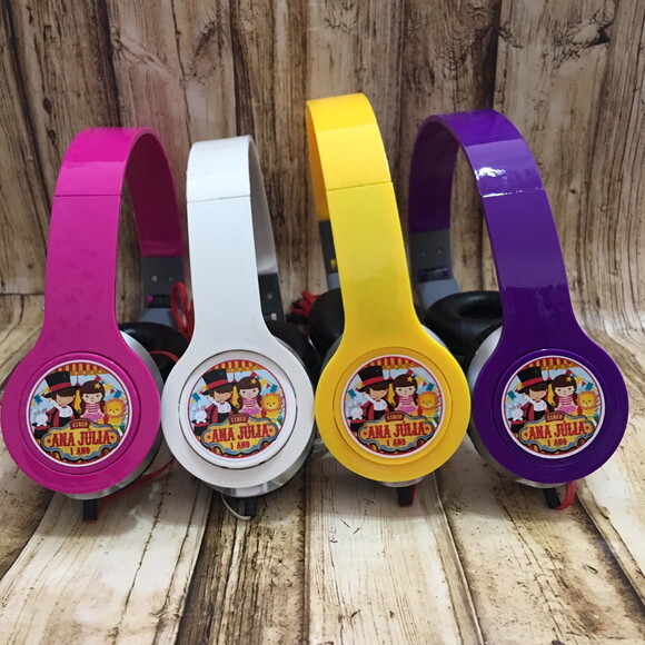 Kit 20 Unidades Lembrancinha Circo - Fone Personalizado