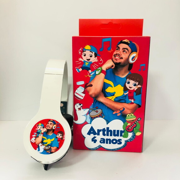 Kit 20 Unidades Luccas Neto Fones Caixinha Personalizados