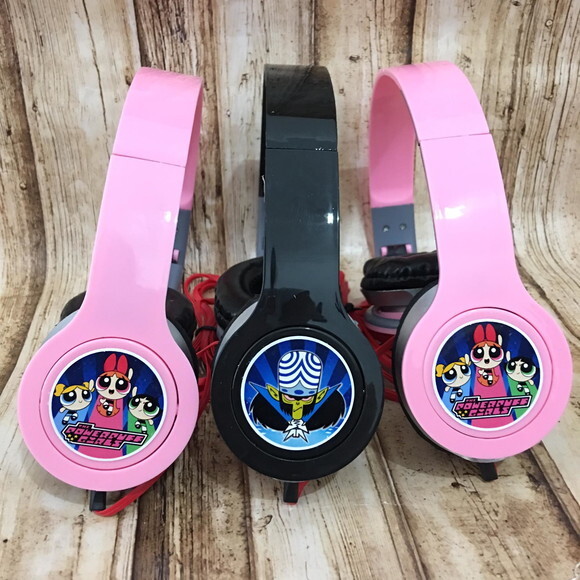 Kit 20 Unidades Meninas Super Poderosas Fone de Ouvido