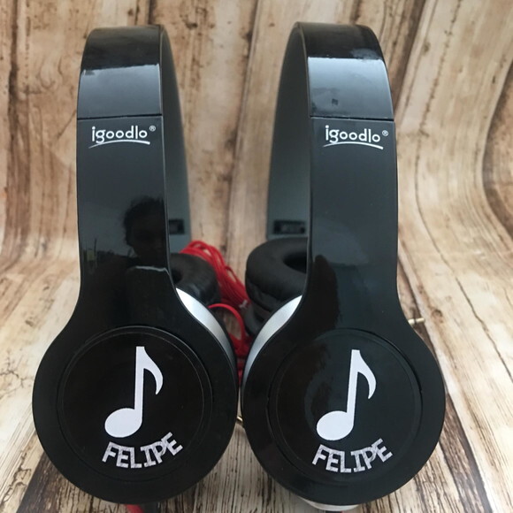 Kit 20 Unidades Música Fone Personalizado
