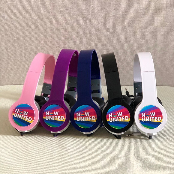 Kit 20 Unidades Now United Fones Caixinha Personalizados