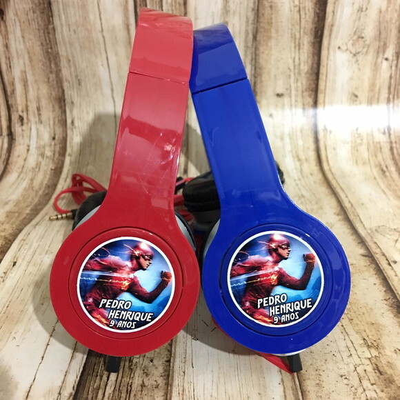 Kit 20 Unidades The Flash - Fone Personalizado