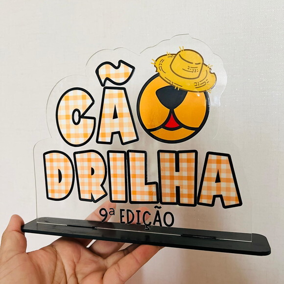 Kit 20 Unidades Troféu em Acrílico Personalizado