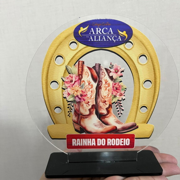 Kit 20 Unidades Troféu em Acrílico Personalizado