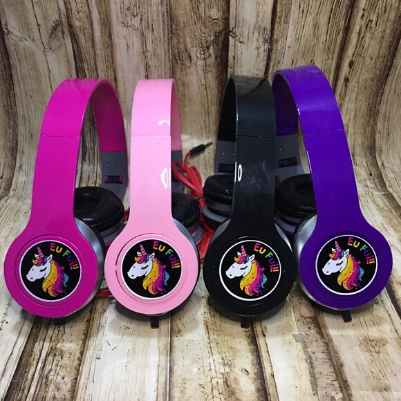 Kit 20 Unidades Unicórnio - Fone de Ouvido Personalizado