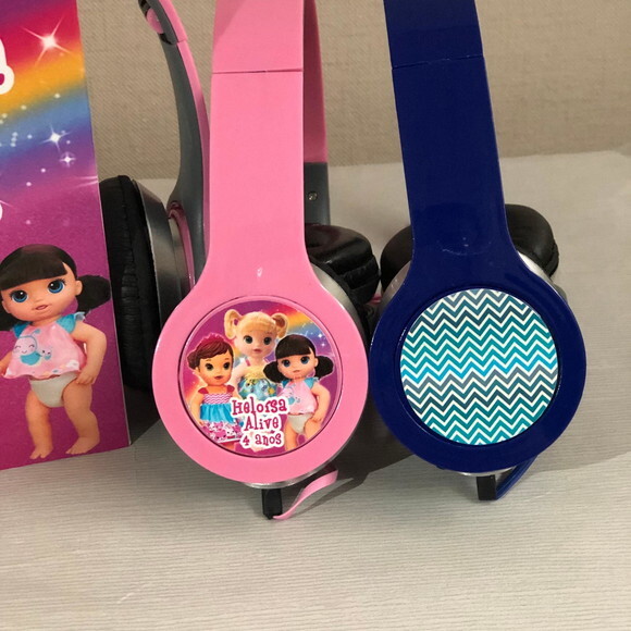 Kit 20unidades Baby Alive Fones Personalizados