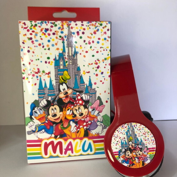 Kit 20unidades Mickey e Minnie Fones Caixinha Personalizados