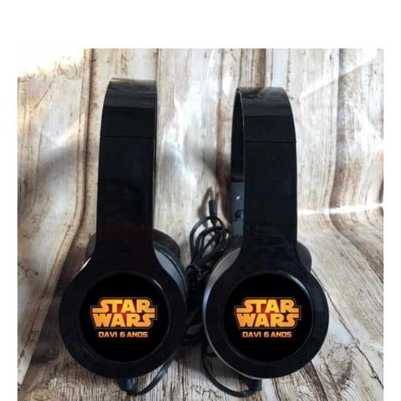 Kit 90 Unidades Fone de Ouvido Star Wars