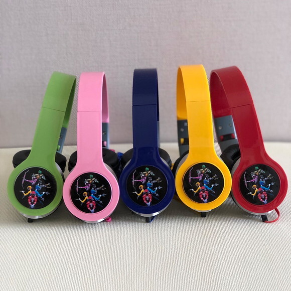Kit com 20 Unid Power Rangers Morphin- Fones Personalizados