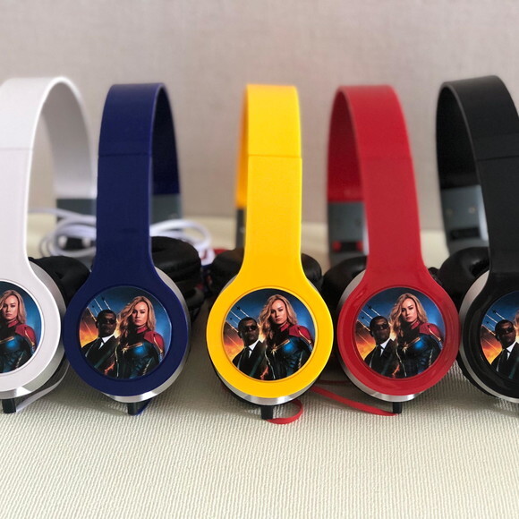 Kit com 20 Unidades Capitã Marvel Fones Personalizados