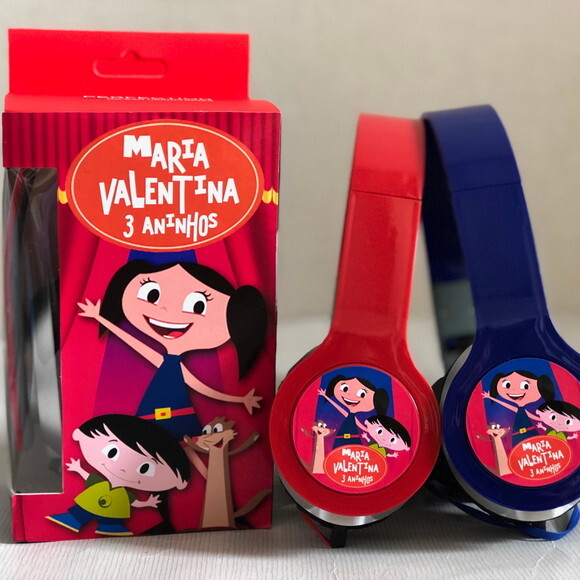 Kit com 20 Unidades Show da Luna Fone Ouvido Personalizados