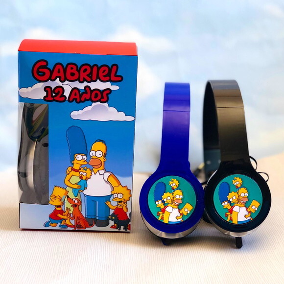 Kit com 20 Unidades Simpsons Fone Personalizado