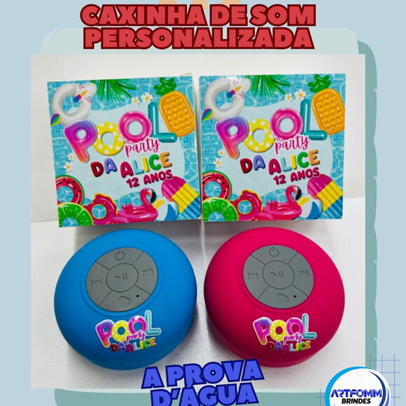 Kit com 30 Unidades Caixa de Som Bluetooth à Prova D