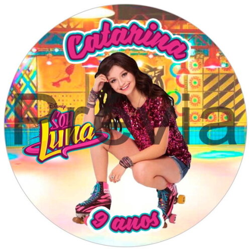 4 fones Soy Luna Fone Personalizado Catarina