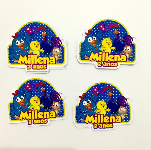 50 Tags Galinha pintadinha.