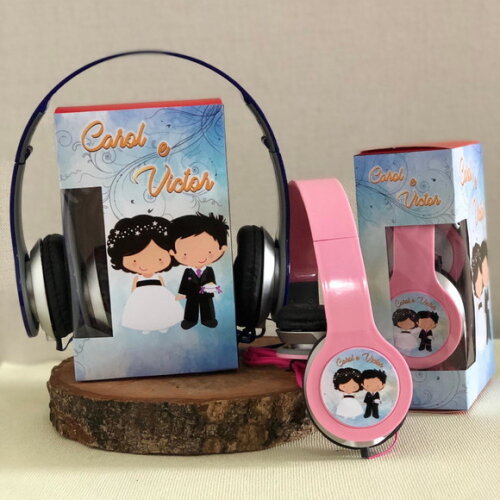 Casamento, Daminhas e Pajens Fones Personalizados