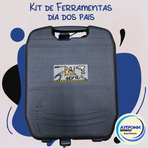Dia dos Pais - Kit Caixa de Ferramenta com 27 Peças Completa