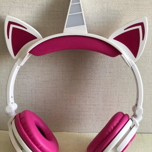 Fone de ouvido Unicornio com Led