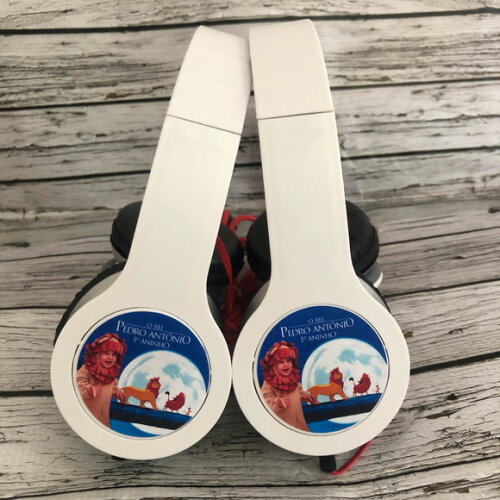 Kit 20 Uniades Rei Leao Fone Personalizado