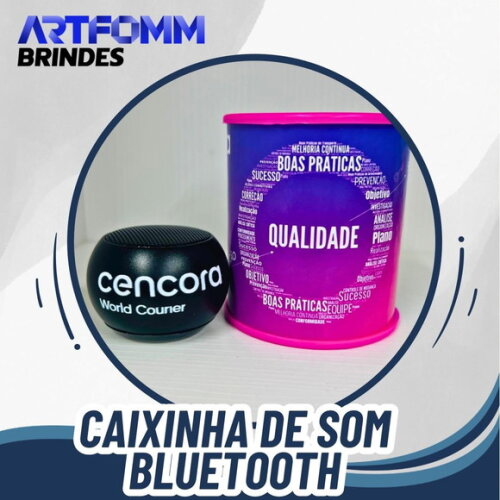 Kit 20 Unid Caixinha de Som Bluetooth Brindes Corporativos
