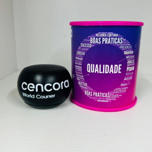 Kit 20 Unid Caixinha de Som Bluetooth Brindes Corporativos
