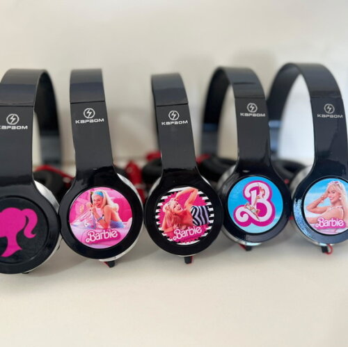 Kit 20 Unidades Barbie Fones com Caixinha Personalizados