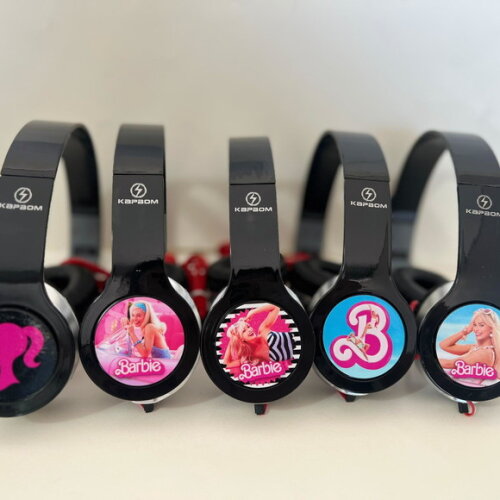 Kit 20 Unidades Barbie Fones com Caixinha Personalizados
