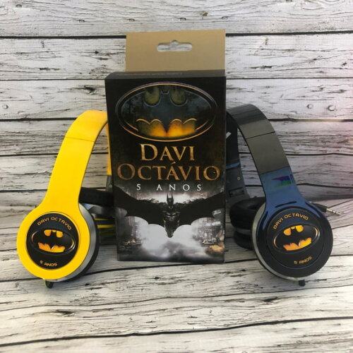 Kit 20 Unidades Batman Fones Personalizados