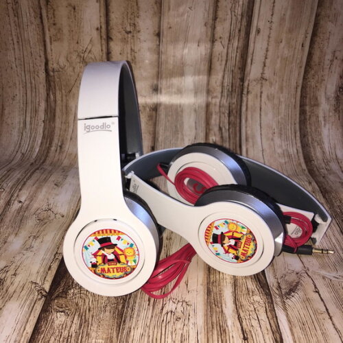Kit 20 Unidades Circo - Fone Personalizado -lembrancinha