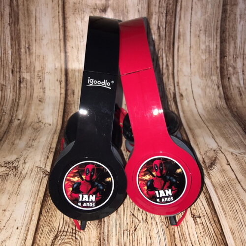 Kit 20 Unidades Dead Pool Fone de Ouvido