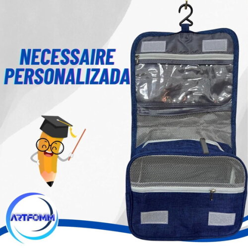 Kit 20 Unidades Dia dos Professores Necessaire Nylon Oxford