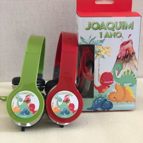 Kit 20 Unidades Dinossauros - Fones Personalizados