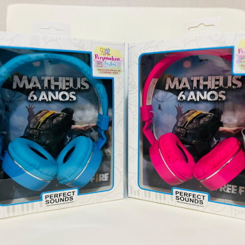 Kit 20 Unidades Fone de Ouvido e Caixinha Personalizado