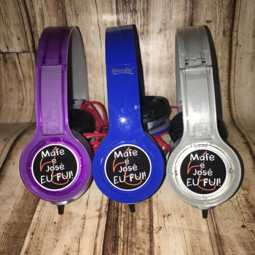 Kit 20 Unidades Fone de Ouvido Personalizado Rock
