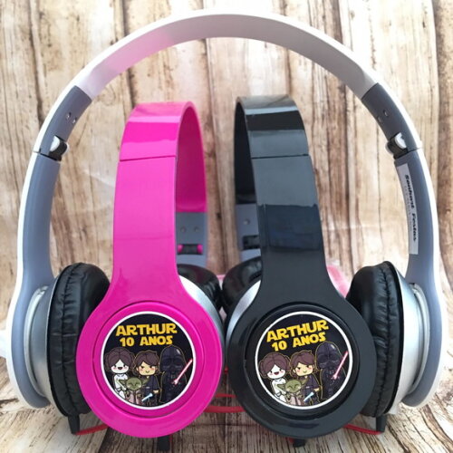 Kit 20 Unidades Fone de Ouvido Star Wars