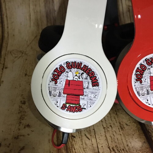 Kit 20 Unidades Fone Lembrancinha Snoopy