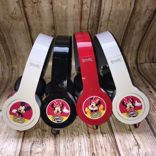 Kit 20 Unidades Fone Mickey e Minnie
