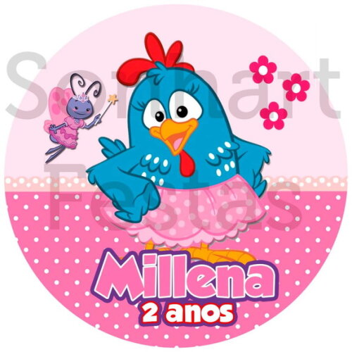Kit 20 Unidades Fone Personalizado Galinha Pintadinha