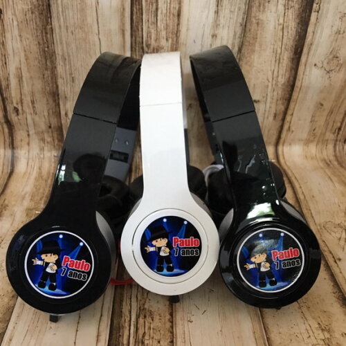 Kit 20 Unidades Fone Personalizado Michael Jackson