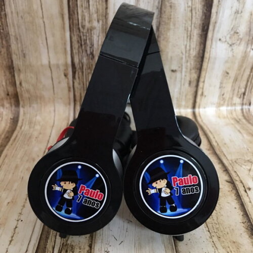 Kit 20 Unidades Fone Personalizado Michael Jackson