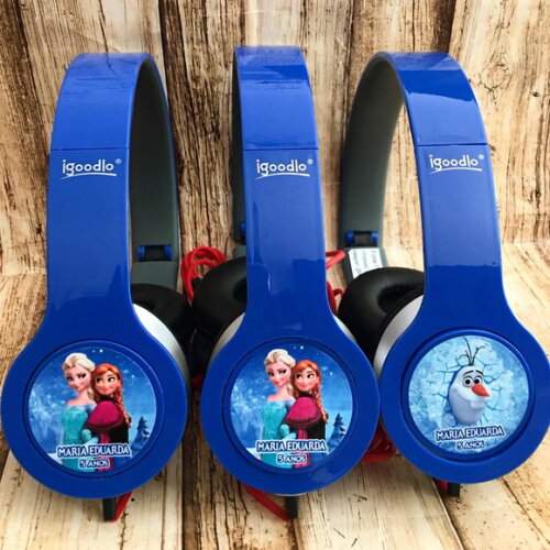 Kit 20 Unidades Frozen Fone de Ouvido Personalizado
