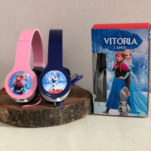 Kit 20 Unidades Frozen Fone Personalizado