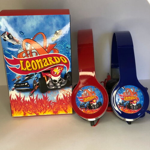 Kit 20 Unidades Hotwheels Fones com Caixinha Personalizados