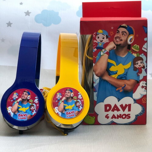 Kit 20 Unidades Luccas Neto Fone Personalizado