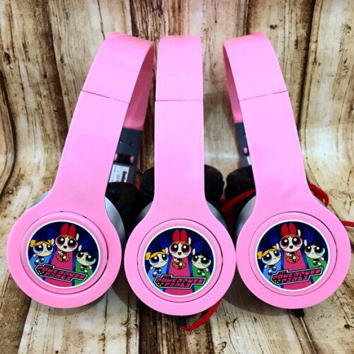 Kit 20 Unidades Meninas Super Poderosas Fone de Ouvido