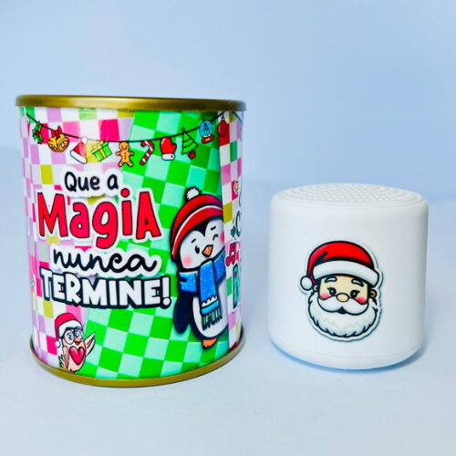 Kit 20 Unidades Mini Caixinha de Som Bluetooth Natal