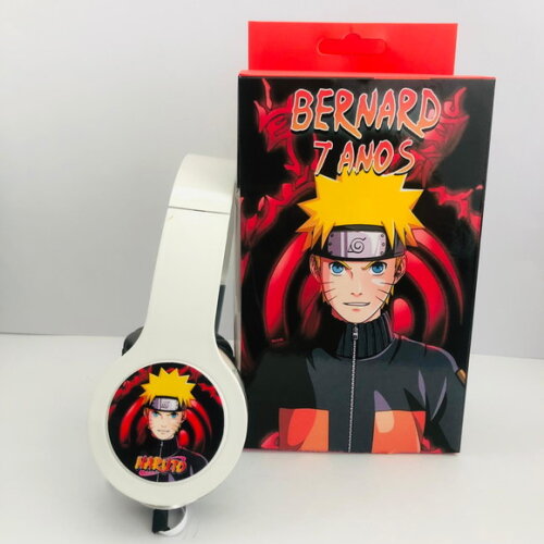 Kit 20 Unidades Naruto Fones com Caixinha Personalizados